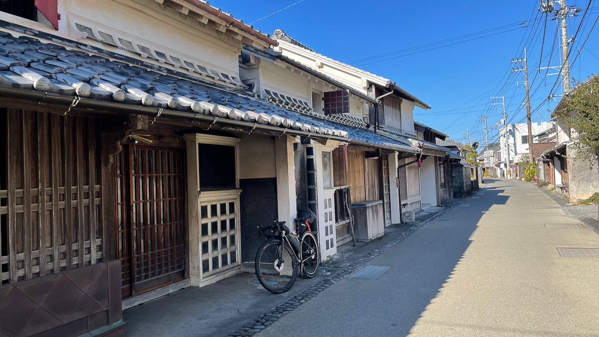 備長炭で栄えた吉良川の古い街並み保存地区