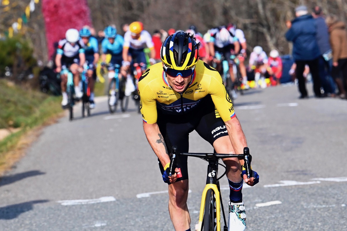 3km以上を残して仕掛けたプリモシュ・ログリッチ(スロベニア、ユンボ・ヴィズマ)