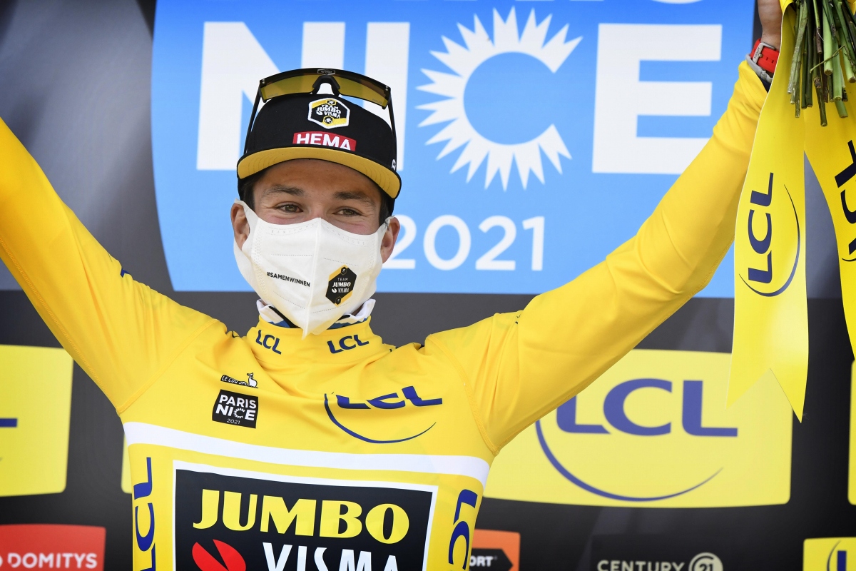 マイヨジョーヌを堅守したプリモシュ・ログリッチ(スロベニア、ユンボ・ヴィスマ)