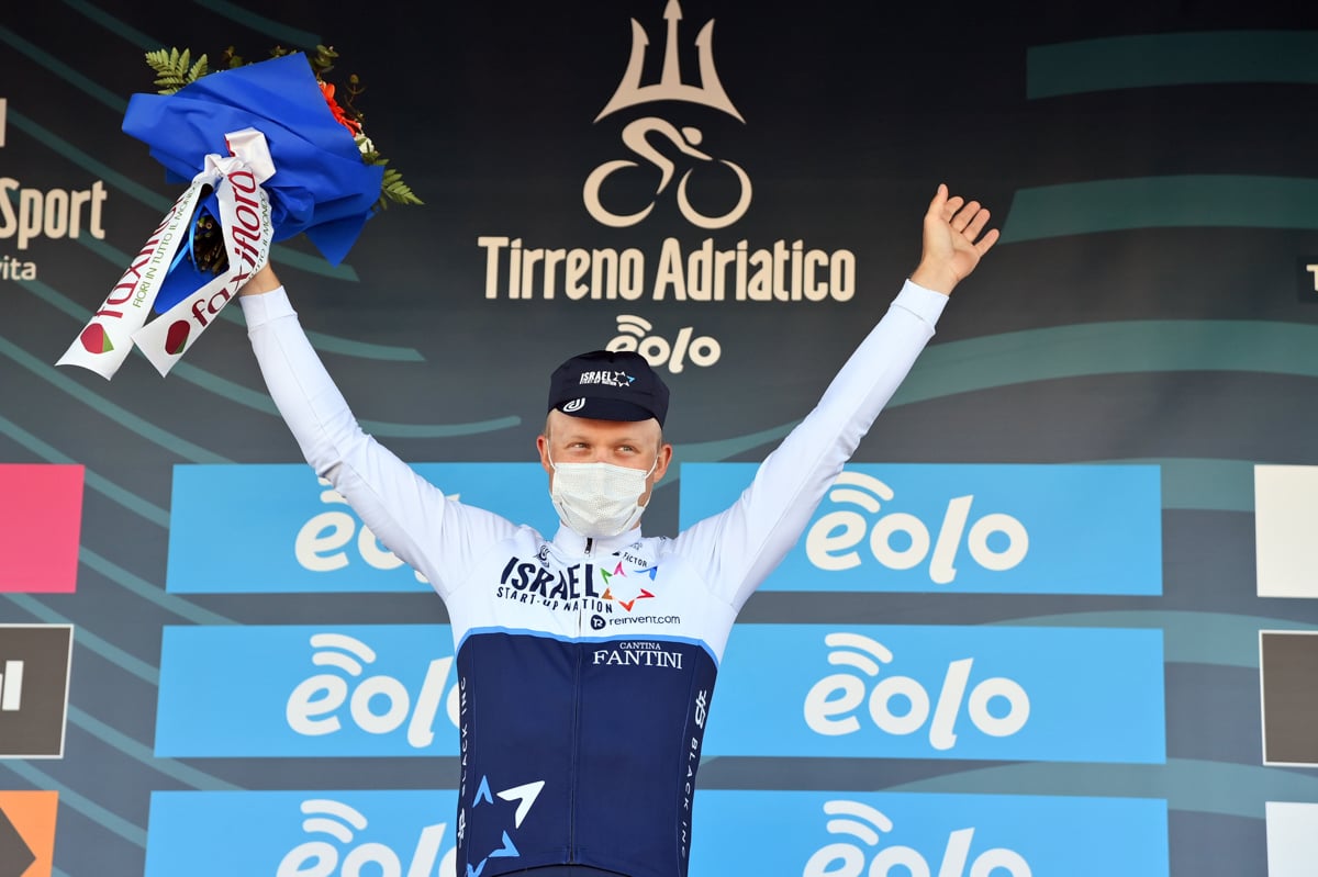 ステージ優勝を飾ったマッズ・ウルスシュミット(デンマーク、イスラエル・スタートアップネイション)