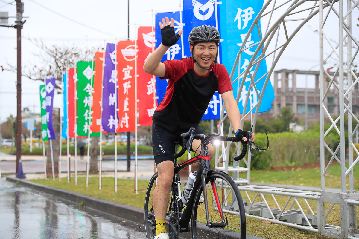 名護市民会館にフィニッシュ！