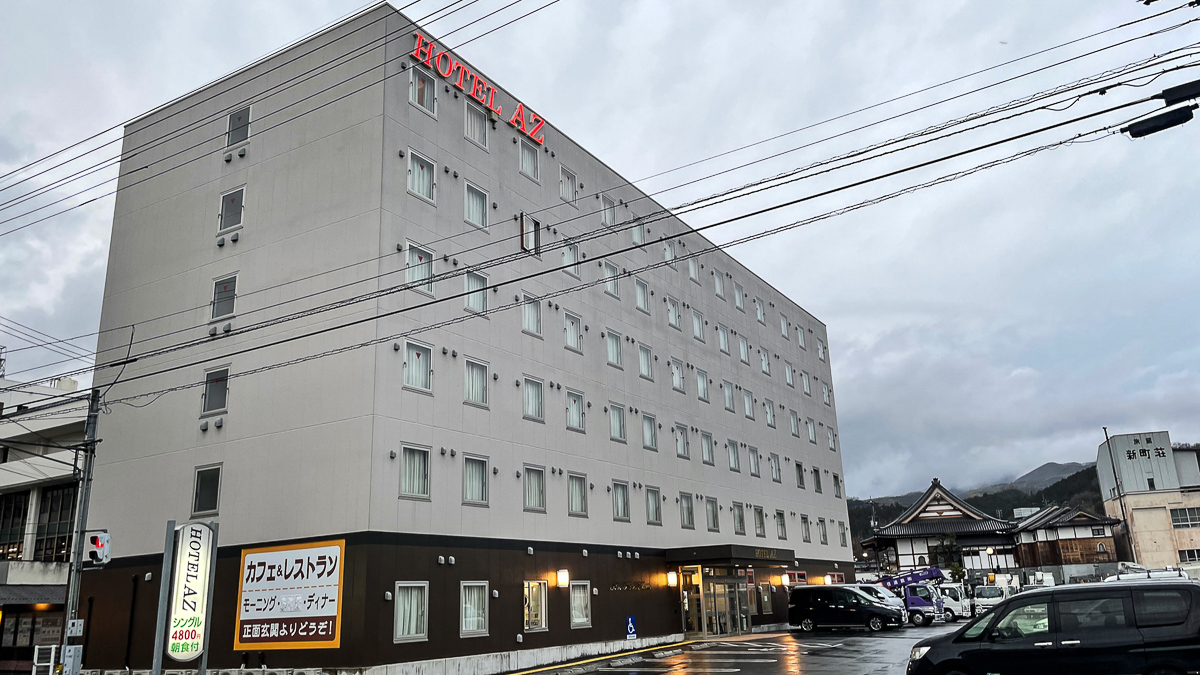 2年前に取材仕事で利用したホテルAZに結局は泊まることに