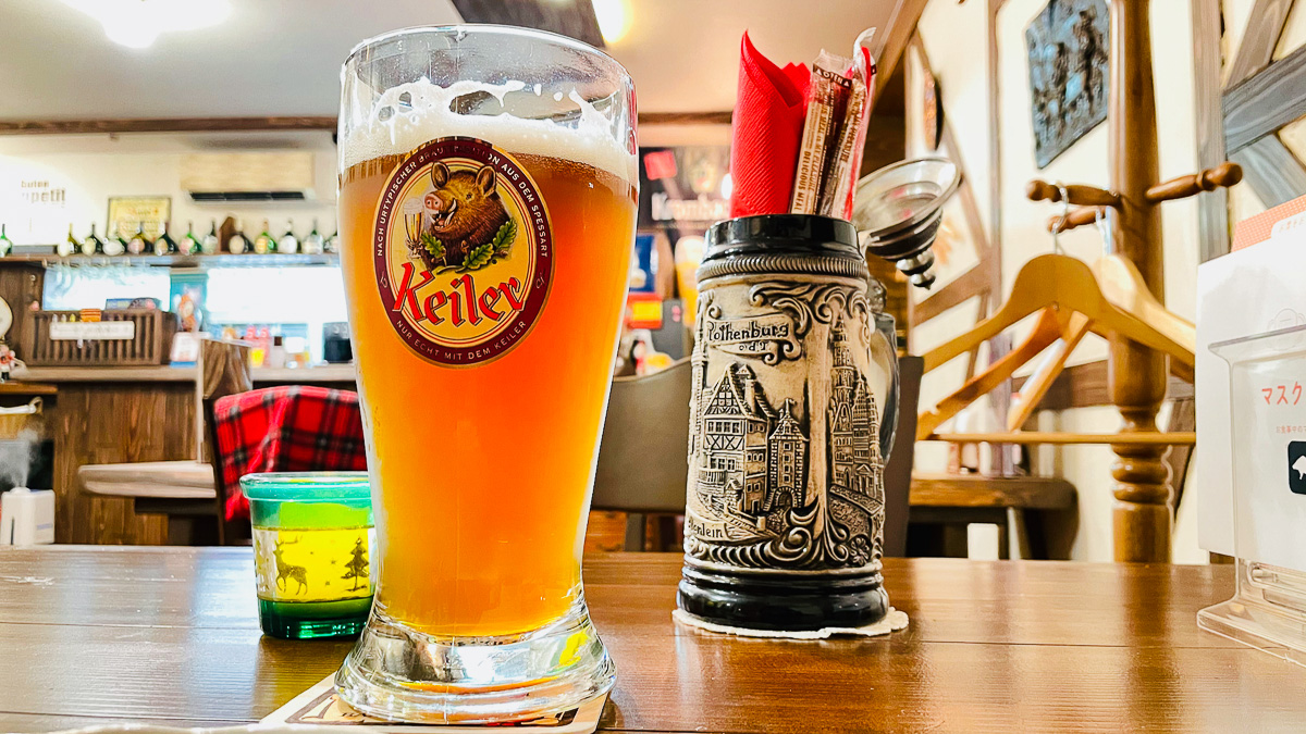 古都で楽しむ本格ドイツビール