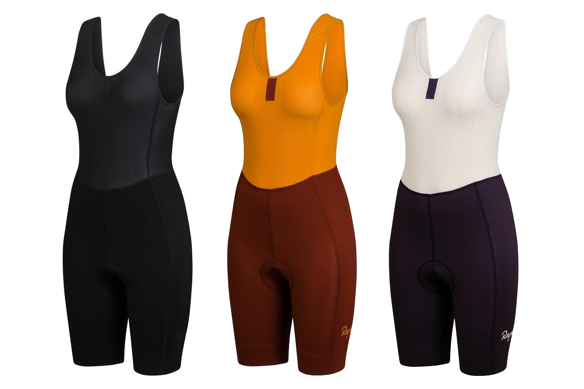 Rapha WOMEN'S CLASSIC BIB SHORTS（Black/Black、Brick/Mustard、Purple/Off-White）