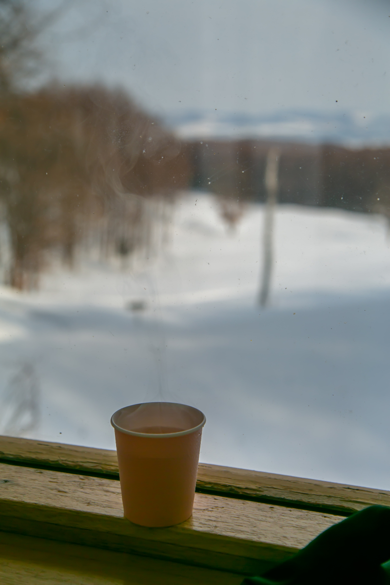 暖かいドリンクでほっと一息