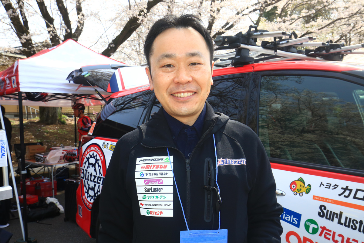 清水祐輔さん(宇都宮ブリッツェン ゼネラルマネジャー)