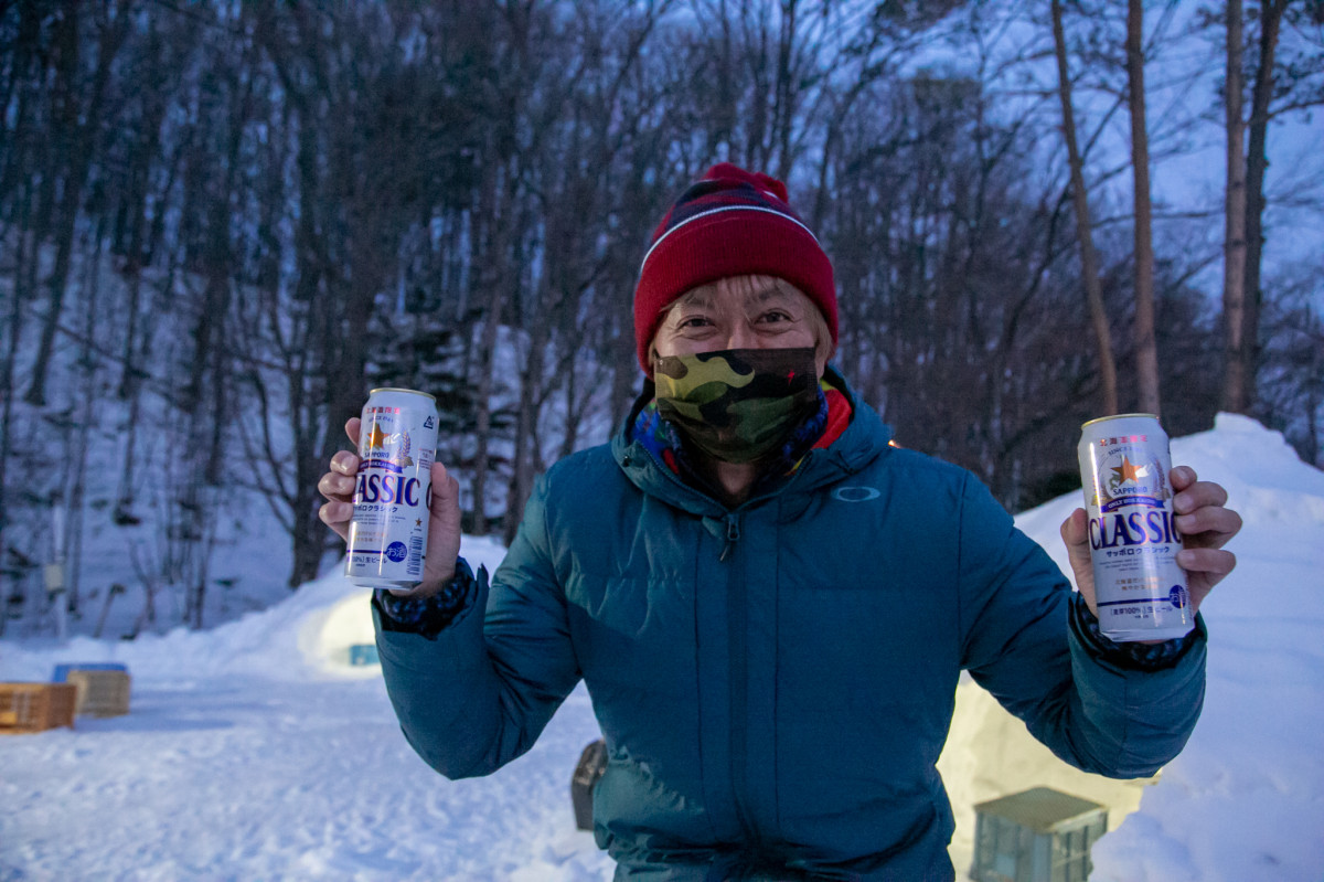 ビールはもちろんサッポロビール!