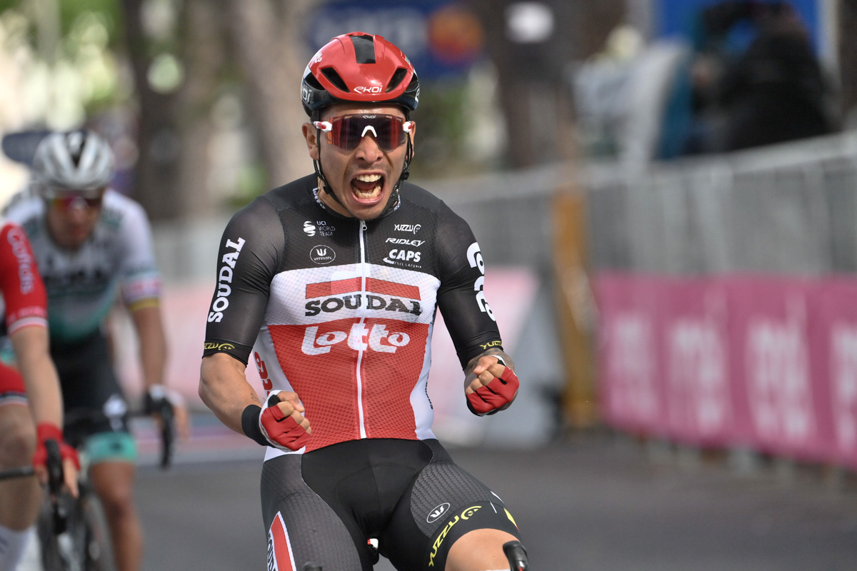 今大会ステージ1勝目を飾ったカレブ・ユアン(オーストラリア、ロット・スーダル)
