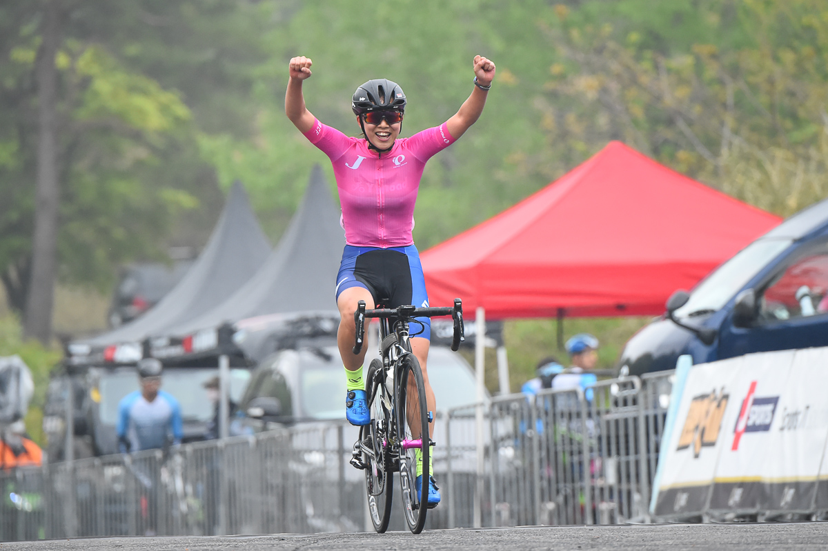 女子　今季5勝目を挙げた植竹海貴（Y's Road）