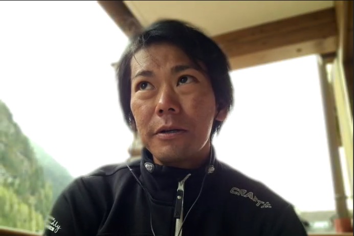 オンラインで行われた新城幸也(バーレーン・ヴィクトリアス)の記者会見