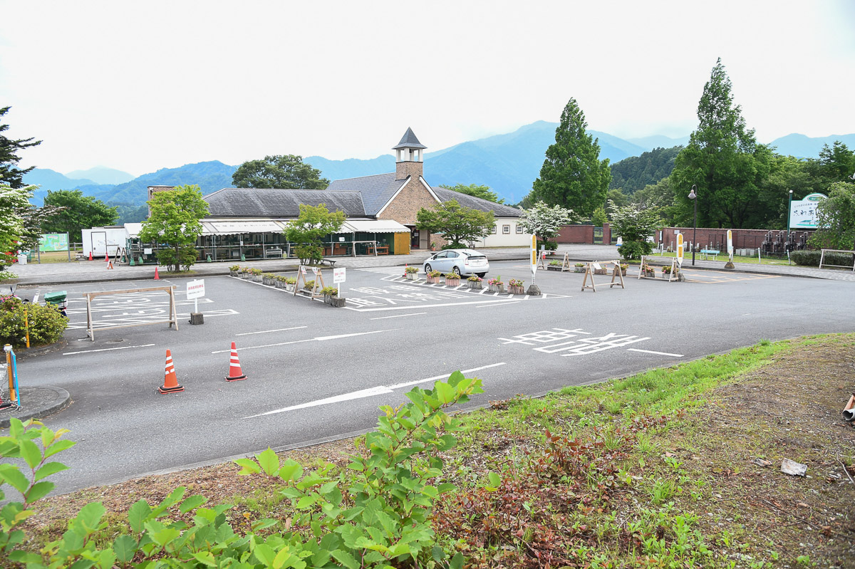 相模原ステージ　フィニッシュとKOMが設定される鳥居原ふれあいの館