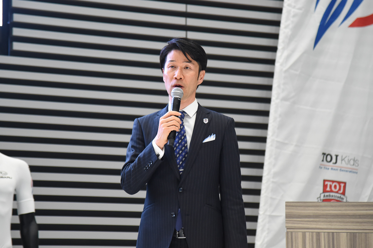 ツアー・オブ・ジャパン大会ディレクターの栗村修氏（写真は2019年の記者発表会）