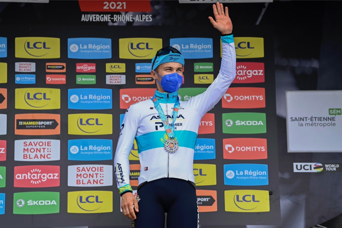 ドーフィネでステージ初優勝を果たしたアレクセイ・ルツェンコ（カザフスタン、アスタナ・プレミアテック）