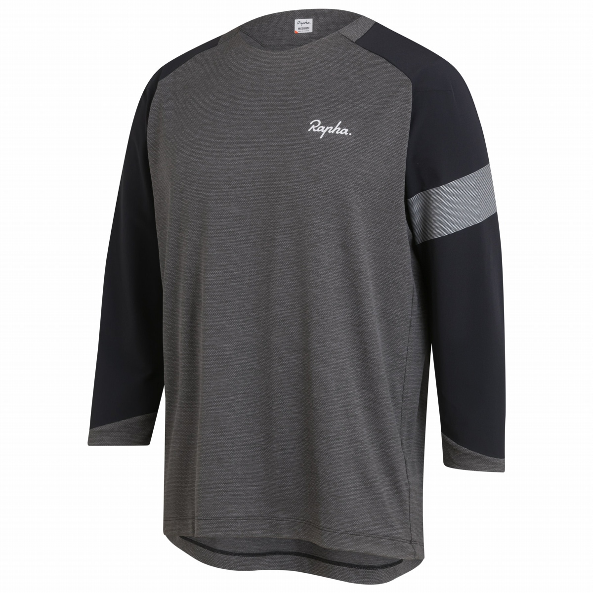 Rapha Trail 3/4 Sleeve Jersey(Dark Grey / Light Grey)