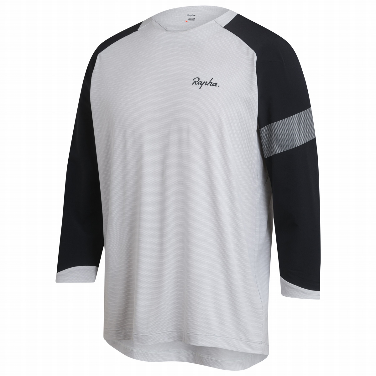 Rapha Trail 3/4 Sleeve Jersey(Light Grey / Black)