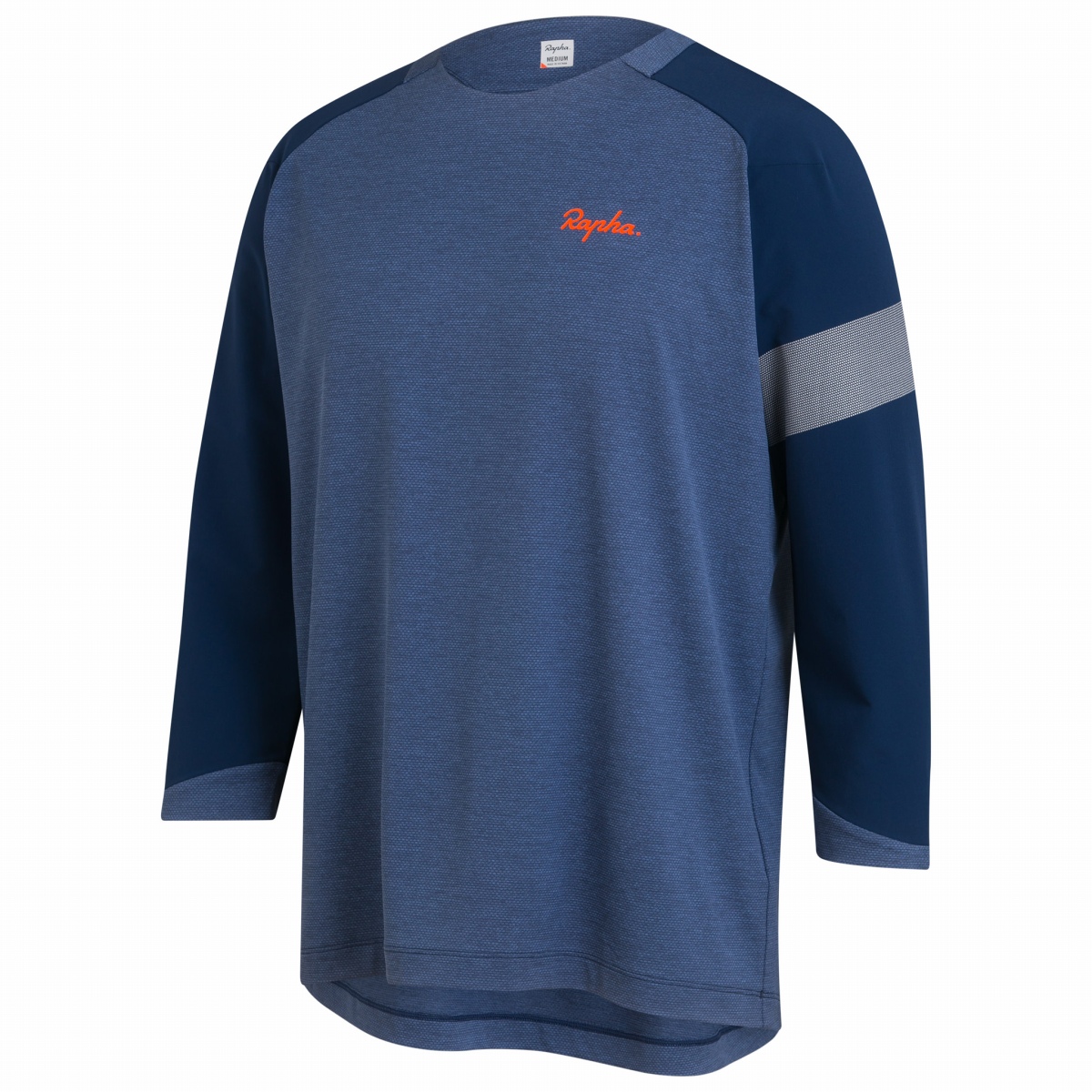 Rapha Trail 3/4 Sleeve Jersey（Blue / Orange）