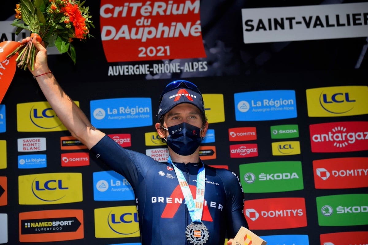 ドーフィネでステージ優勝を挙げたゲラント・トーマス（イギリス、イネオス・グレナディアーズ）