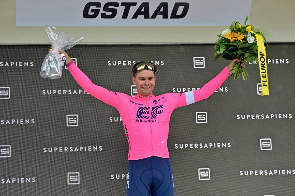 ツール・ド・スイス初勝利を挙げたシュテファン・ビッセガー(スイス、EFエデュケーション・NIPPO)