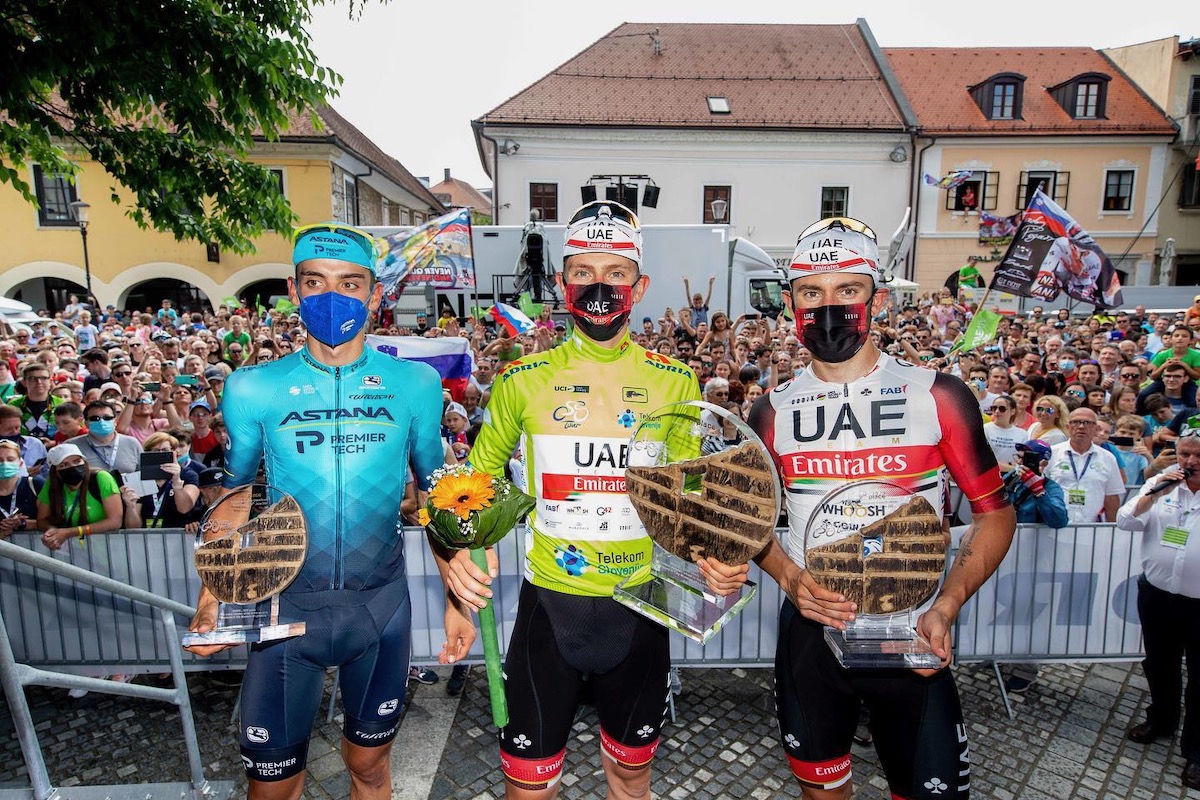 ツール・ド・フランスに弾みをつける総合優勝を挙げたタデイ・ポガチャル(スロベニア、UAEチームエミレーツ)