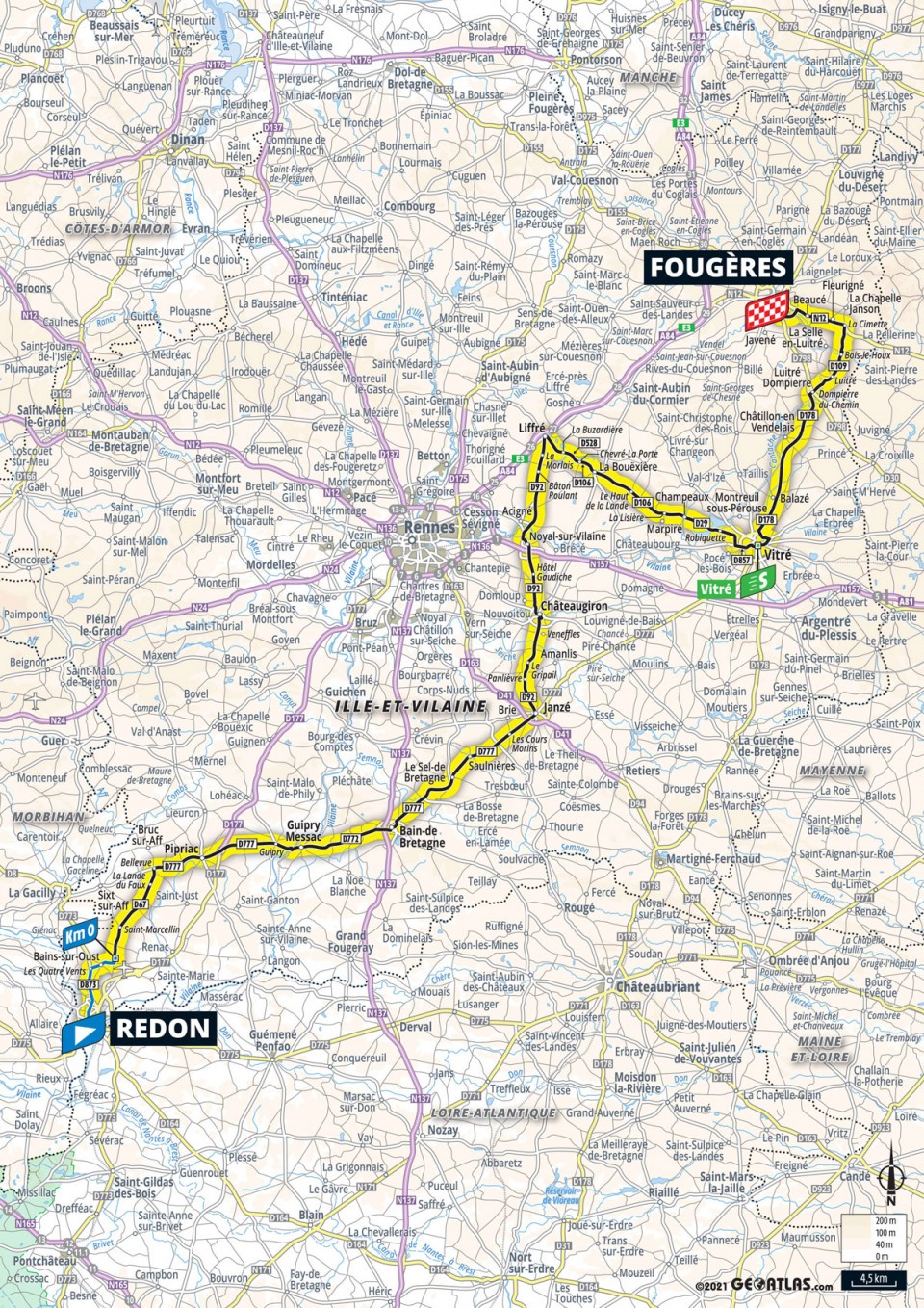 6月29日(火)第4ステージ ルドン〜フジェール 150.4km