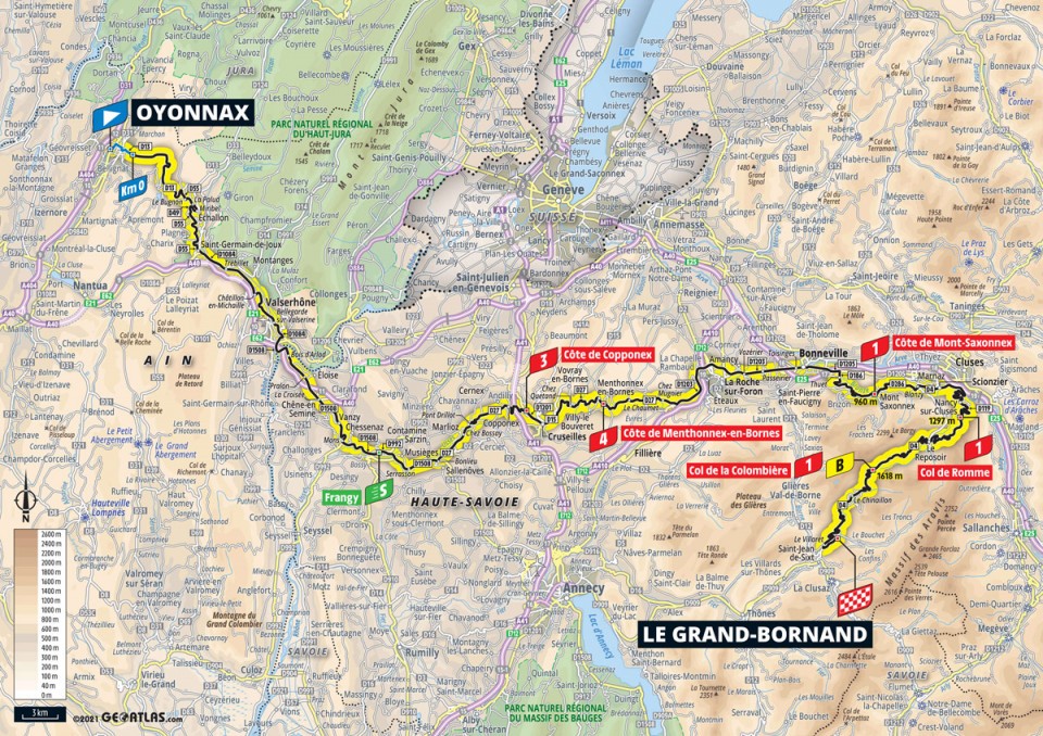 7月3日（土）第8ステージ　オヨナ〜ル・グラン＝ボルナン　150.8km