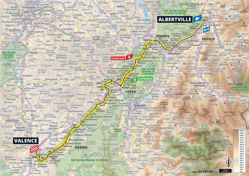 7月6日（火）第10ステージ　アルベールヴィル〜ヴァランス　190.7km