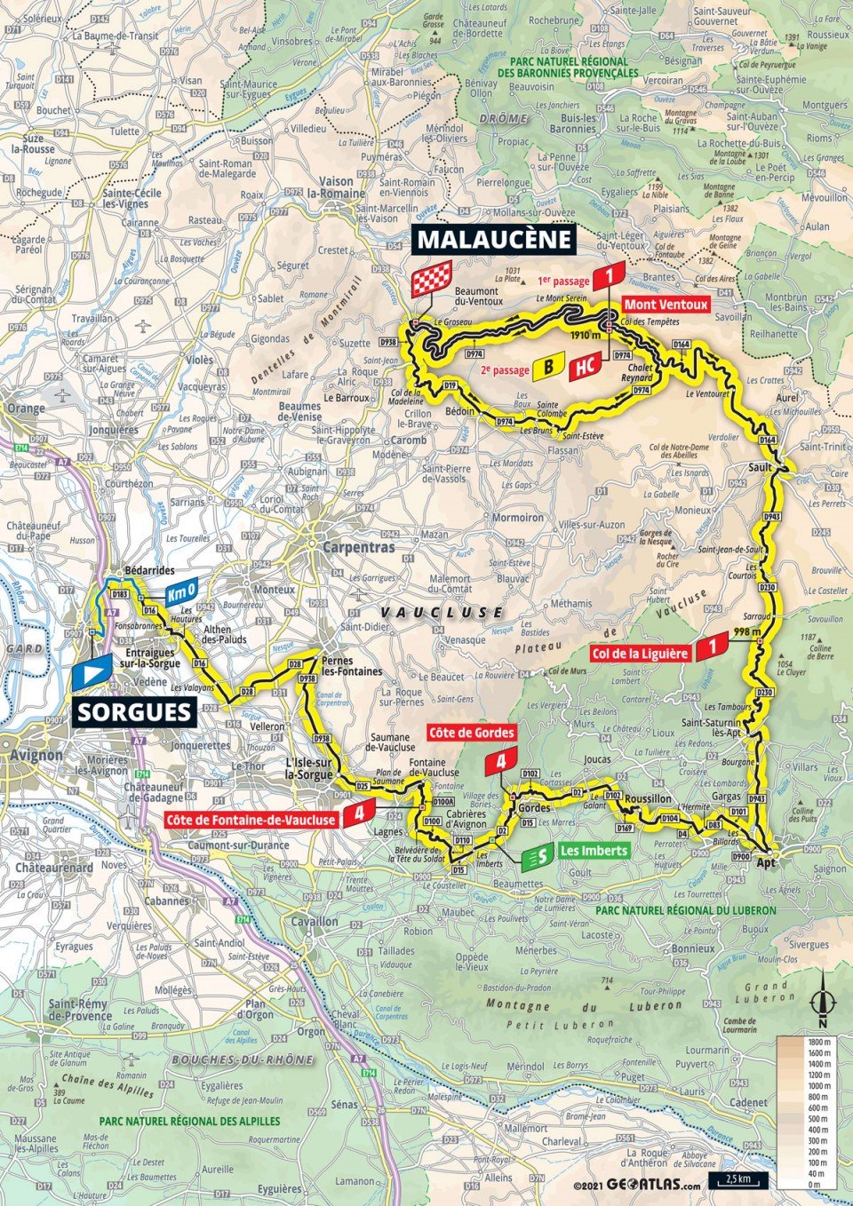 7月7日（水）第11ステージ　ソルグ〜マロセーヌ　198.9km