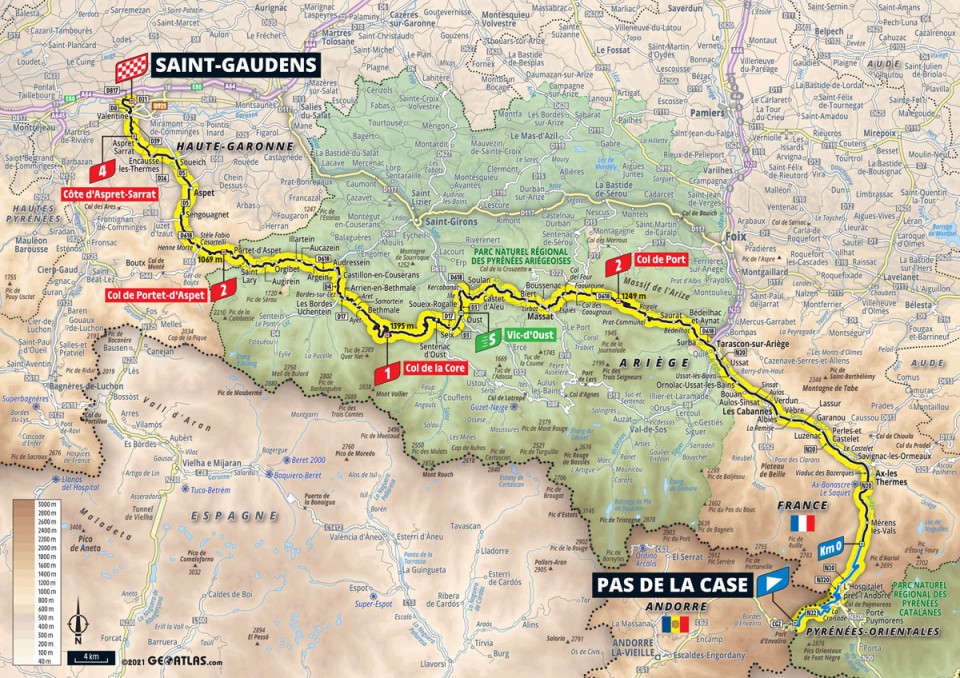 7月13日（火）第16ステージ　パス・ダ・ラ・カザ〜サン＝ゴーダンス　169km