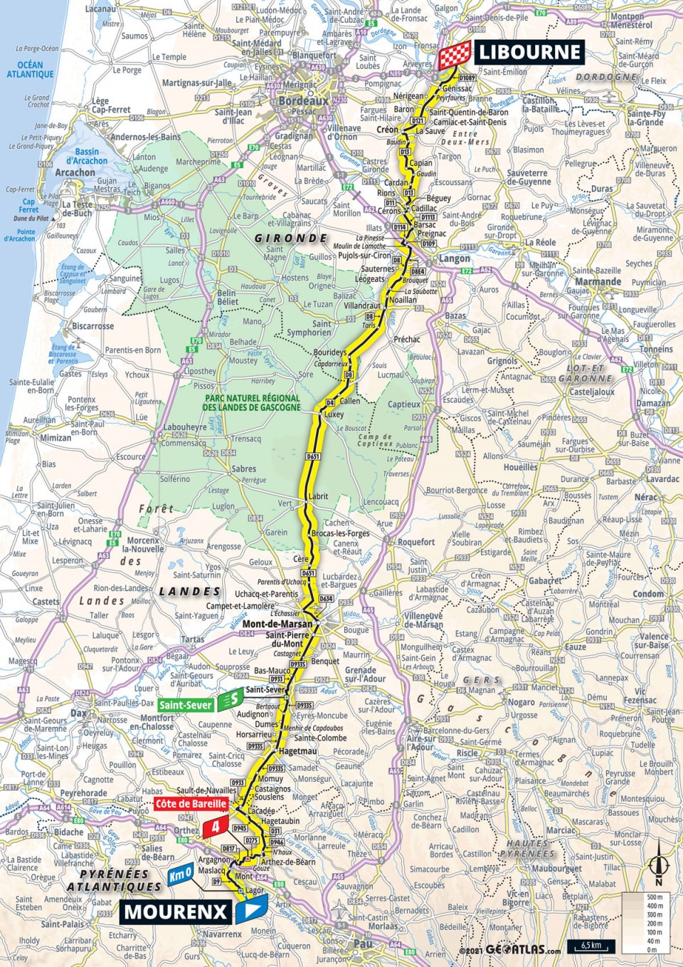 7月16日（金）第19ステージ　ムランクス〜リブルヌ　207km