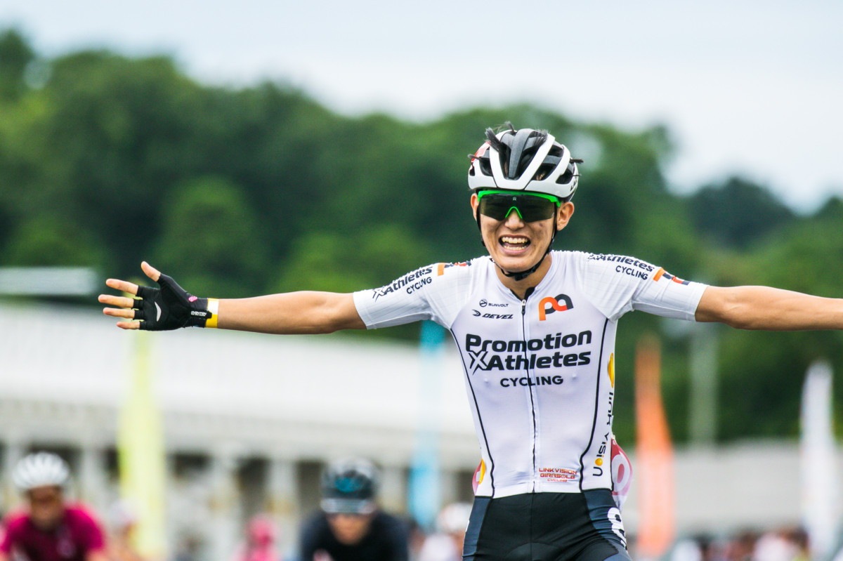 3ヒートレースのエンデューロを制した神村泰輝(Promotion x Athletes CYCLING)