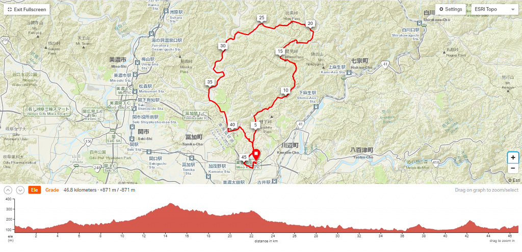 ライドコースの距離は46.8kmでBMCのバイクをじっくり試乗できる