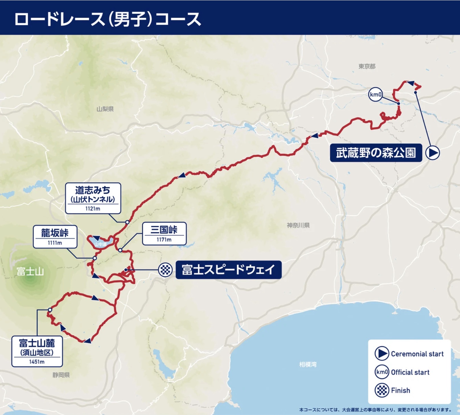東京2020オリンピック 男子ロードレース