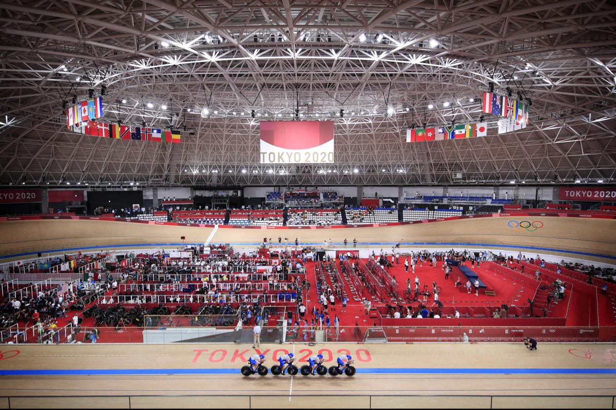 修善寺ベロドロームを舞台に東京オリンピックのトラック競技がスタート