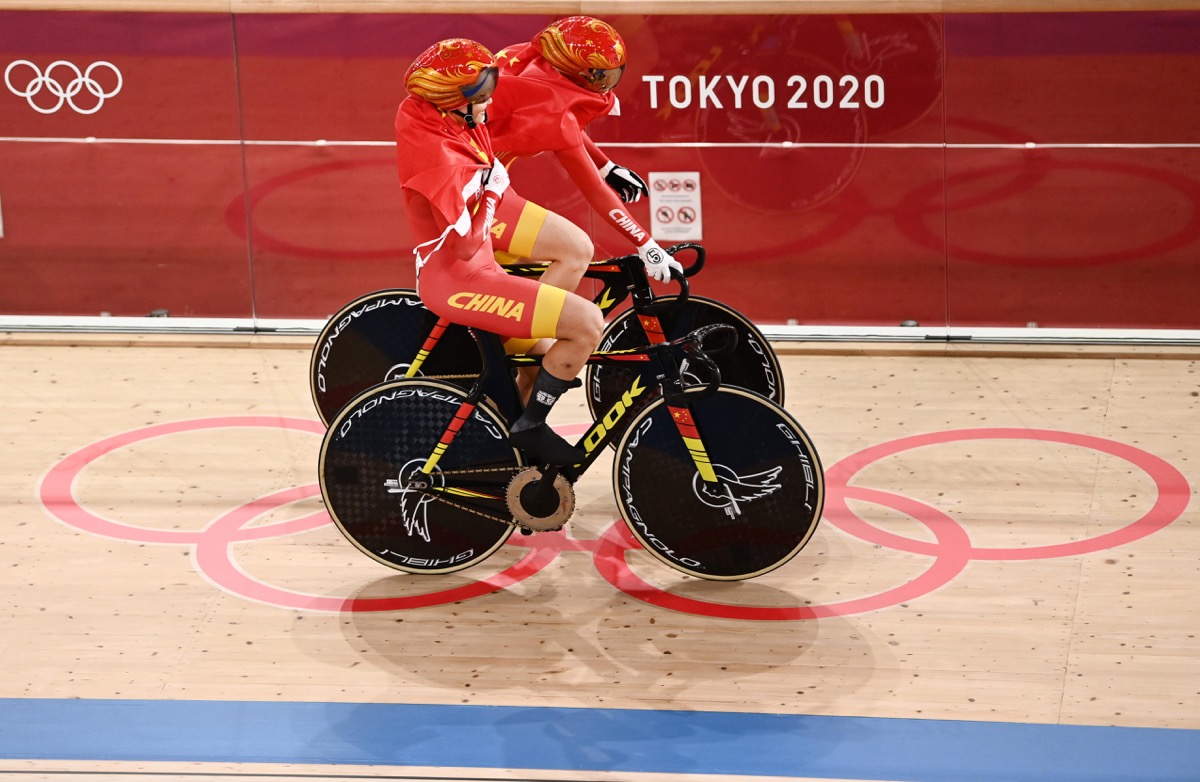 東京オリンピックトラック種目スタート 女子チームスプリントで中国が金 東京オリンピック 女子チームスプリント Cyclowired