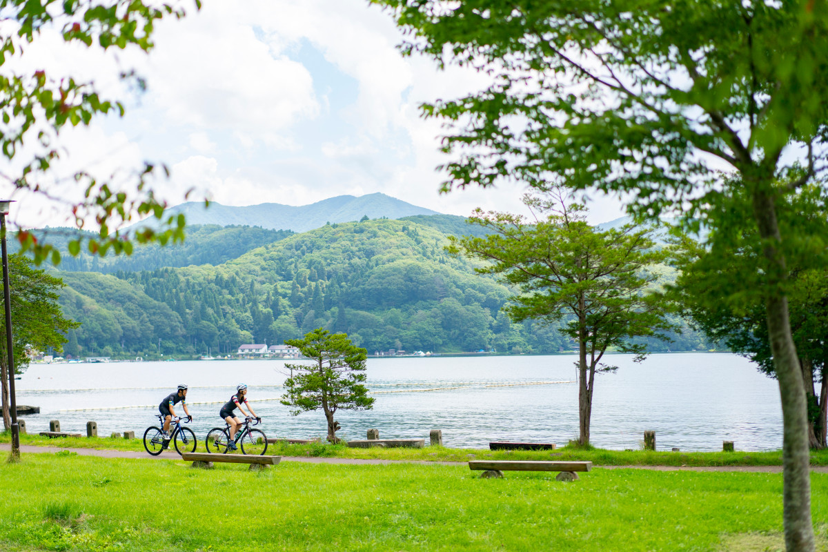 野尻湖畔はゆるっとサイクリングにはおすすめのローケーション