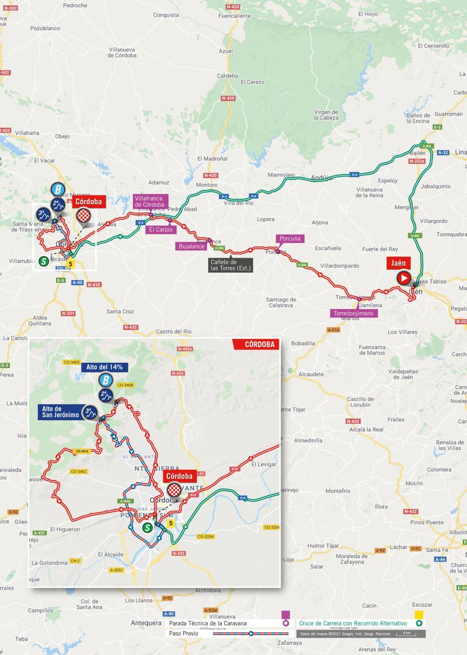 8月26日（木）第12ステージ　ハエン〜コルドバ　175km