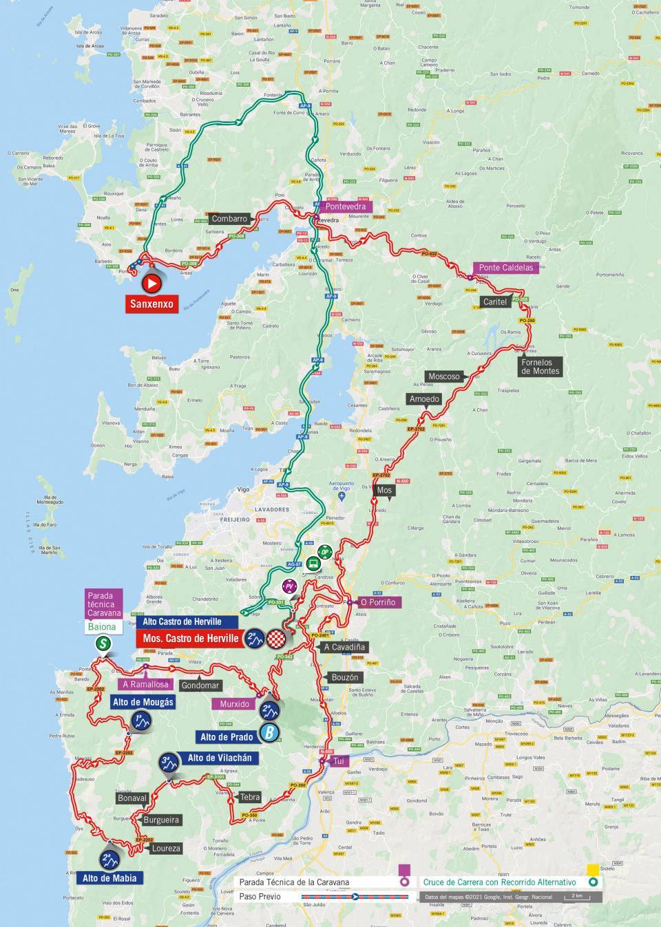 9月4日(土)第20ステージ サンシェンショ〜カストロ・デ・エルビリェ 202.2km