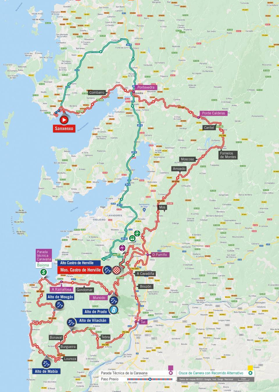 9月4日（土）第20ステージ　サンシェンショ〜カストロ・デ・エルビリェ　202.2km