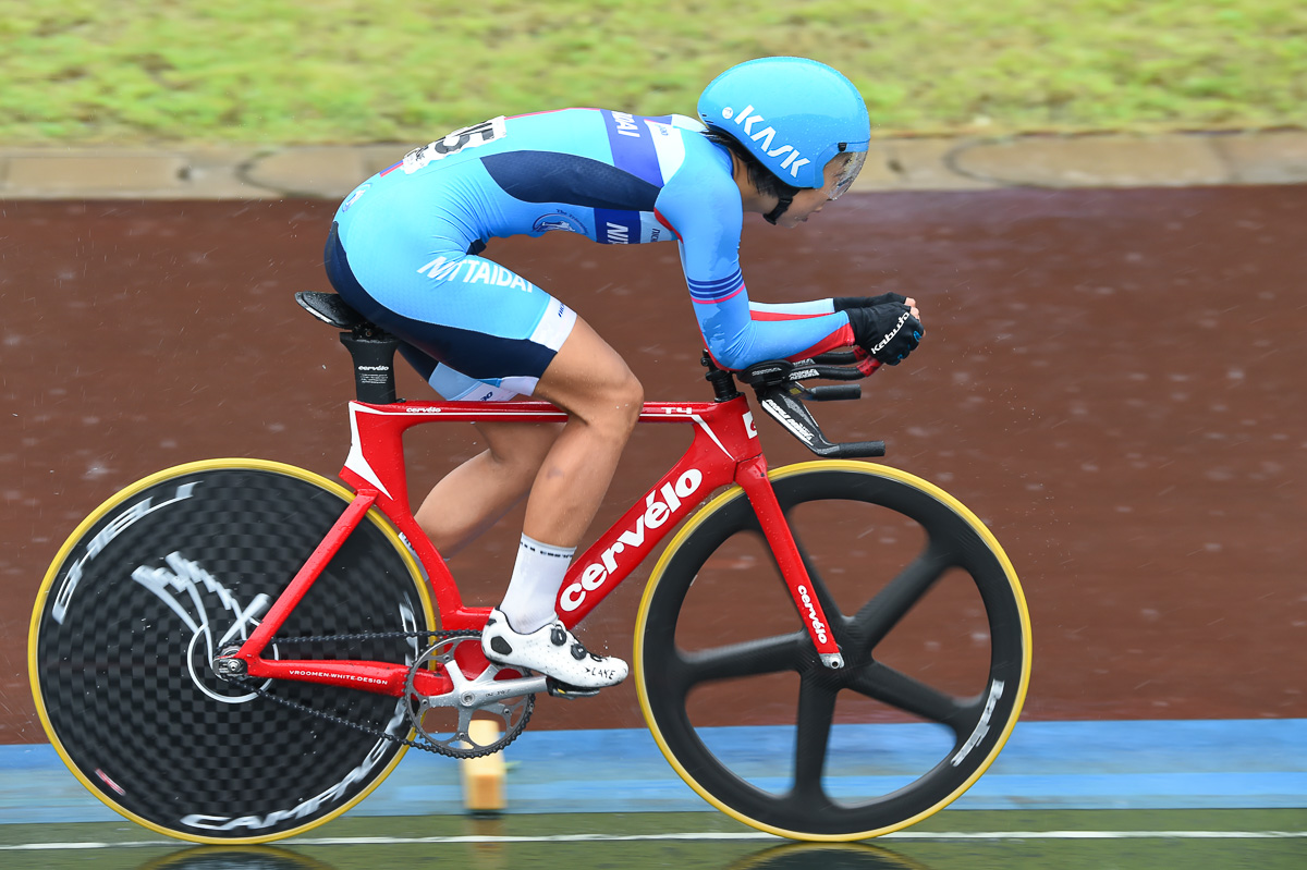 女子 3km個人パーシュート3位 川口うらら（日本体育大学）3分52秒186