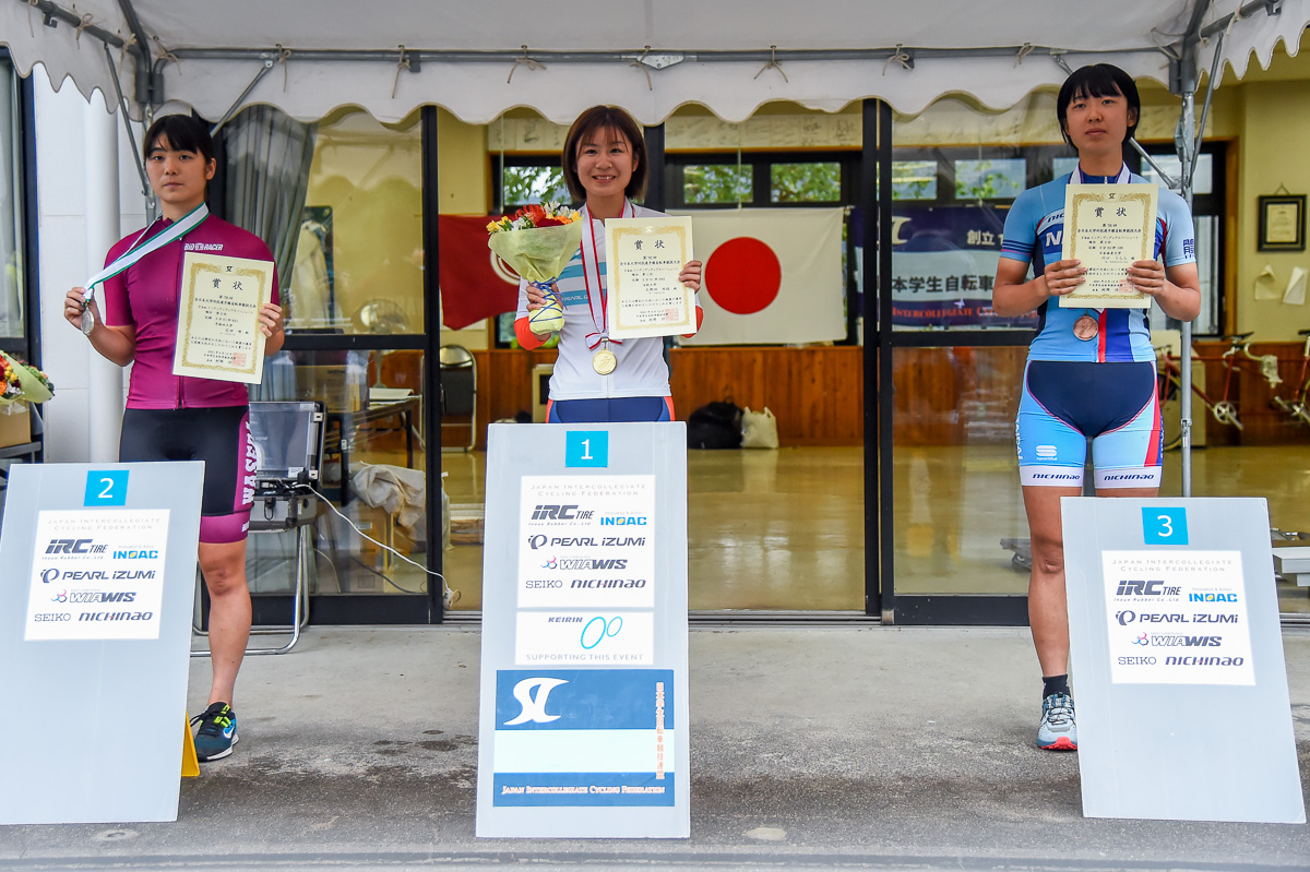 女子3km個人パーシュート　表彰式