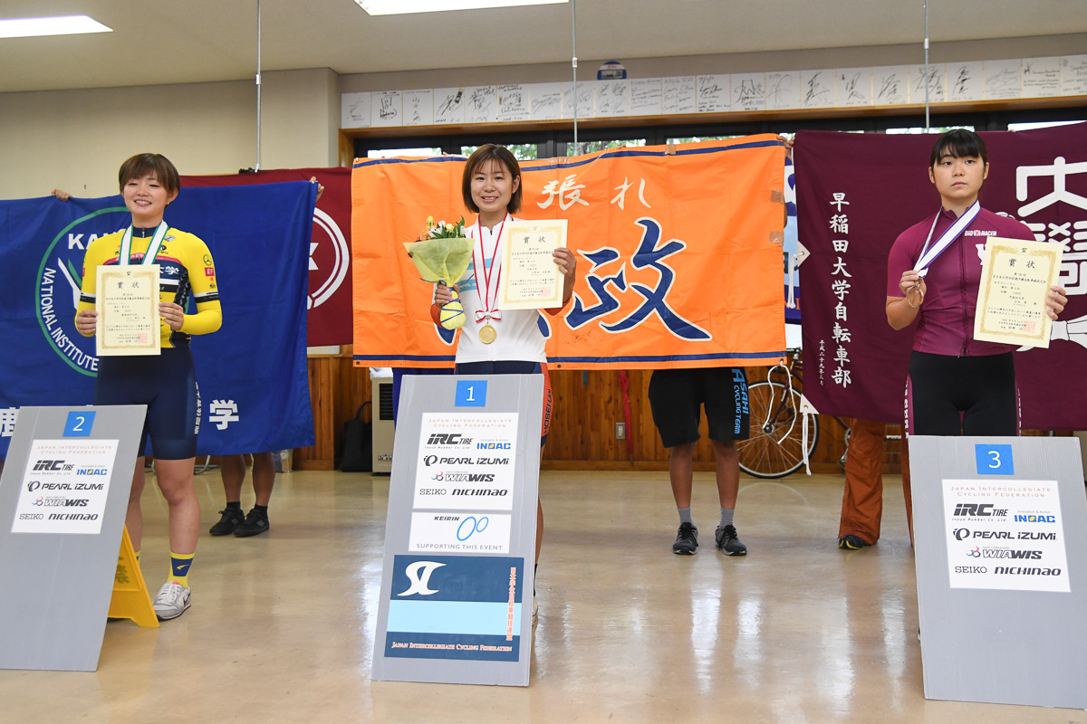 女子オムニアム 表彰式