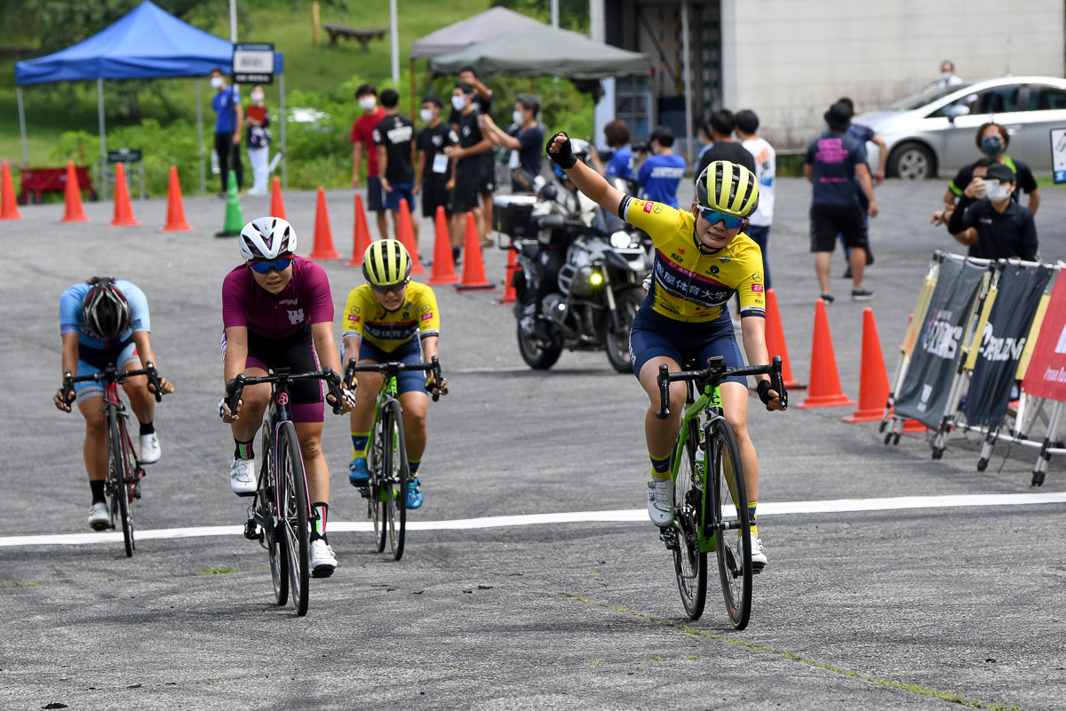 女子　石上夢乃（鹿屋体育大学）がインカレロード初優勝