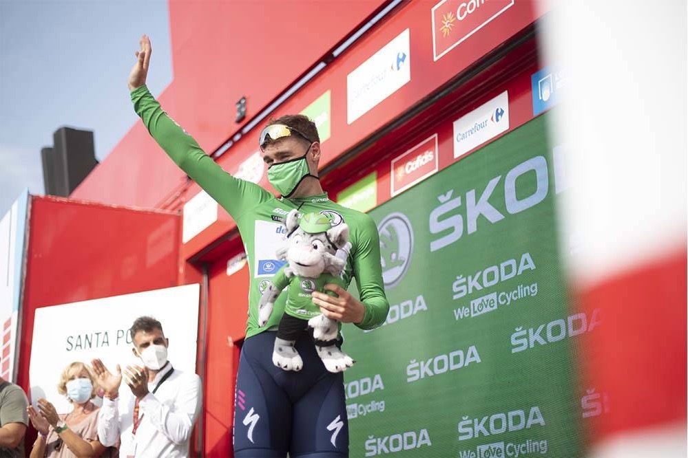 一昨年に続きステージ2勝目を挙げたファビオ・ヤコブセン（オランダ、ドゥクーニンク・クイックステップ）