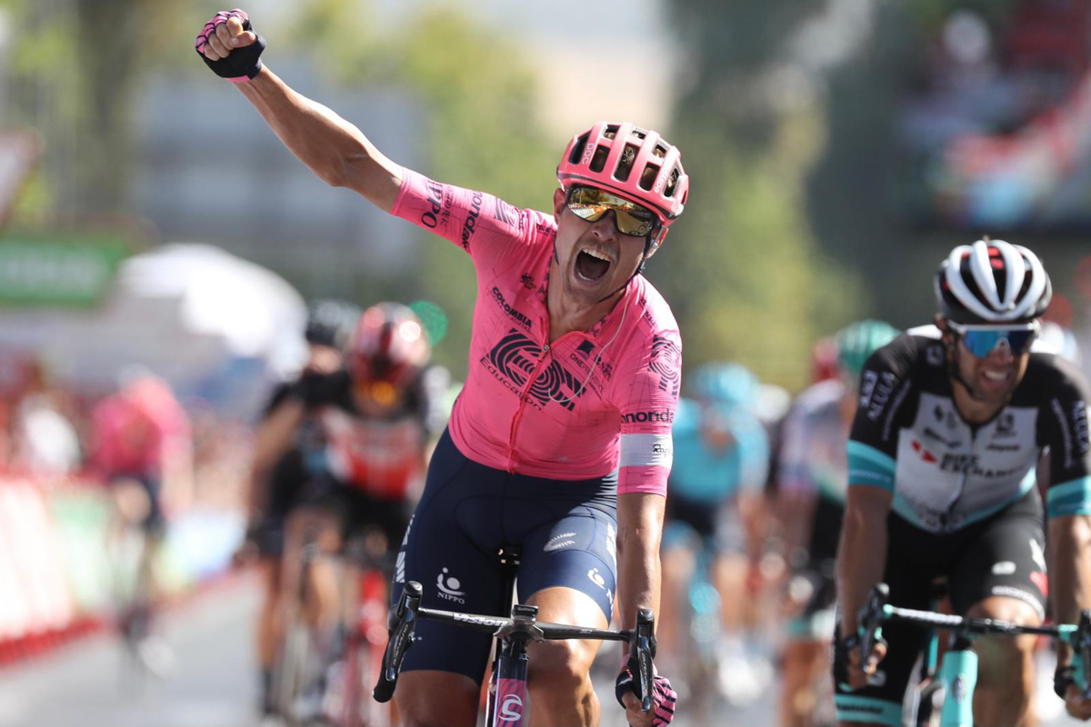 ステージ2勝目を飾ったマグナス・コルト(デンマーク、EFエデュケーション・NIPPO)