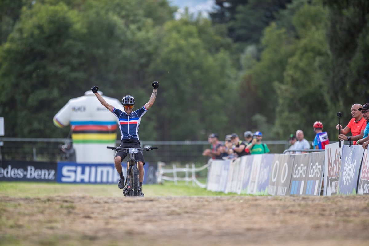 男子E-MTBクロスカントリー:ジェローム・ジルー(フランス)が優勝