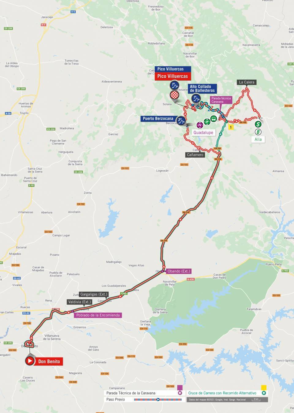 8月28日（土）第14ステージ ドン・ベニト〜ピコ・ビリュエルカス　165.7km