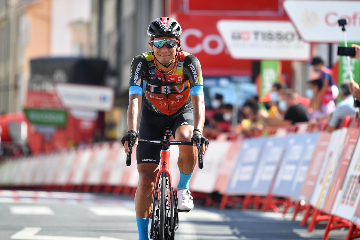 2分3秒遅れの108位でフィニッシュした新城幸也(バーレーン・ヴィクトリアス)