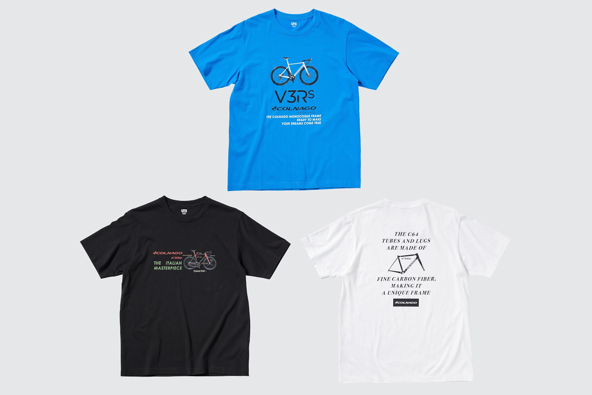 コルナゴがユニクロでコラボデザインTシャツを発売