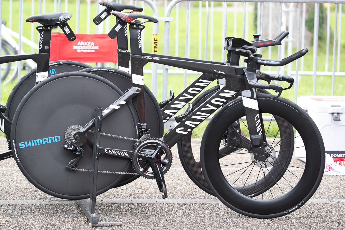 ディスク化を果たしたキャニオンのTTバイク SPEEDMAX CFR