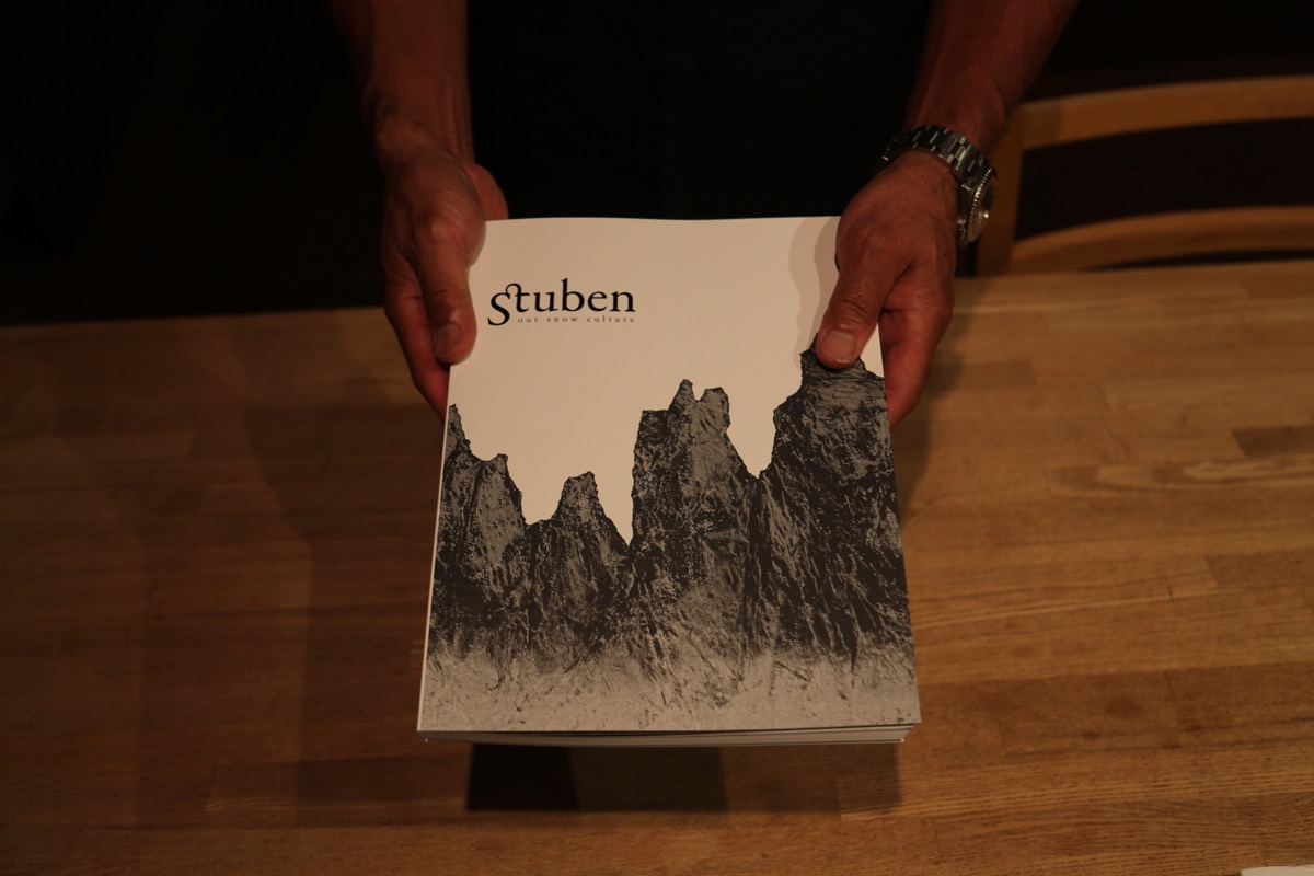 洋一さんが手がけるStuben Magazine。素敵な写真と文章で雪にまつわるストーリーを紹介している